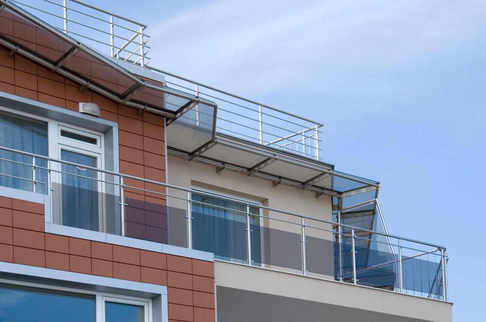 Stainless steel and glass railings and aluminium railings