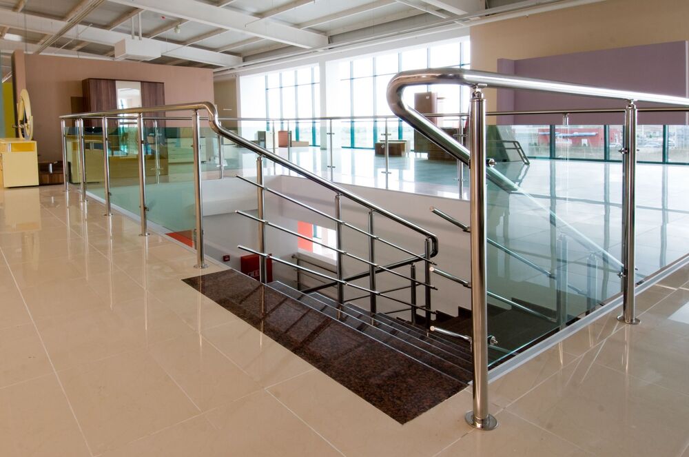 Stainless steel and glass railings and aluminium railings